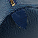 LOUIS VUITTON Epi Keepall 50 Boston Bag Blue M42965 LV Auth 183860A-17