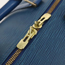 LOUIS VUITTON Epi Keepall 50 Boston Bag Blue M42965 LV Auth 183860A-19