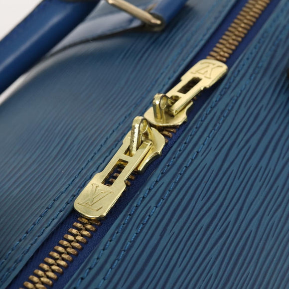 LOUIS VUITTON Epi Keepall 50 Boston Bag Blue M42965 LV Auth 183860A