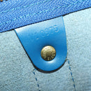 LOUIS VUITTON Epi Keepall 50 Boston Bag Blue M42965 LV Auth 183860A-12