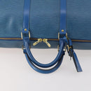 LOUIS VUITTON Epi Keepall 50 Boston Bag Blue M42965 LV Auth 183860A-7