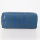 LOUIS VUITTON Epi Keepall 50 Boston Bag Blue M42965 LV Auth 183860A-5