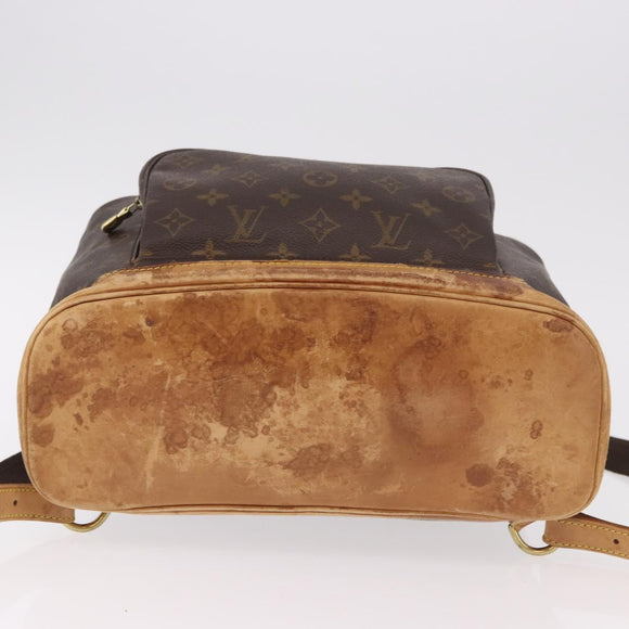LOUIS VUITTON Monogram Montsouris GM Rugzak M51135 LV Auth 183866