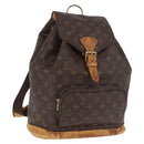 LOUIS VUITTON Monogram Montsouris GM Rugzak M51135 LV Auth 183866-1