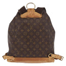 LOUIS VUITTON Monogram Montsouris GM Rugzak M51135 LV Auth 183866-2