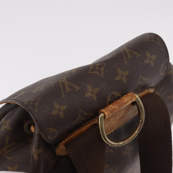 LOUIS VUITTON Monogram Montsouris GM Rugzak M51135 LV Auth 183866