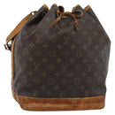 LOUIS VUITTON Monogram Noe Schoudertas M42224 LV Auth 183869-1