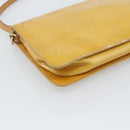 LOUIS VUITTON Monogram Vernis Lexington Pouch Beige M91010 LV Auth 183875-15