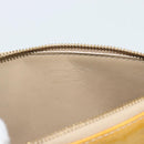 LOUIS VUITTON Monogram Vernis Lexington Pouch Beige M91010 LV Auth 183875-18