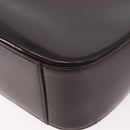GUCCI Shoulder Bag Patent Leather Brown Silver 000 1046 0506 Auth 183878-11