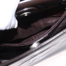 GUCCI Shoulder Bag Patent Leather Brown Silver 000 1046 0506 Auth 183878-19