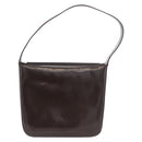GUCCI Shoulder Bag Patent Leather Brown Silver 000 1046 0506 Auth 183878-3