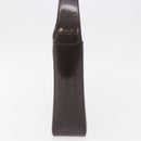 GUCCI Shoulder Bag Patent Leather Brown Silver 000 1046 0506 Auth 183878-4