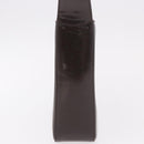 GUCCI Shoulder Bag Patent Leather Brown Silver 000 1046 0506 Auth 183878-5