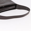 GUCCI Shoulder Bag Patent Leather Brown Silver 000 1046 0506 Auth 183878-7
