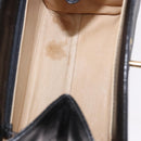 MCM Logogram Vicetos Hand Bag PVC 2way Black Gold Auth 183880A-20