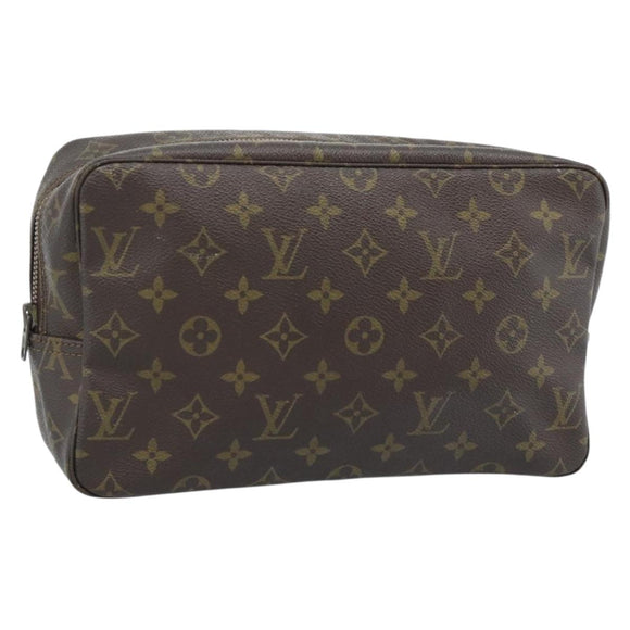 LOUIS VUITTON Monogram Trousse Toilette 28 Clutch Bag M47522 LV Auth 183881