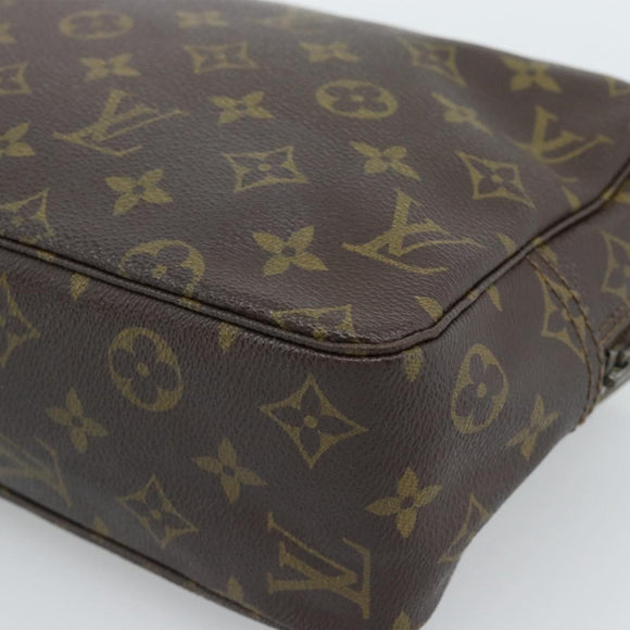 LOUIS VUITTON Monogram Trousse Toilette 28 Clutch Bag M47522 LV Auth 183881