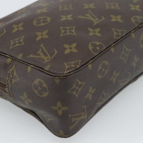 LOUIS VUITTON Monogram Trousse Toilette 28 Clutch Bag M47522 LV Auth 183881
