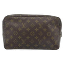 LOUIS VUITTON Monogram Trousse Toilette 28 Clutch Bag M47522 LV Auth 183881-2