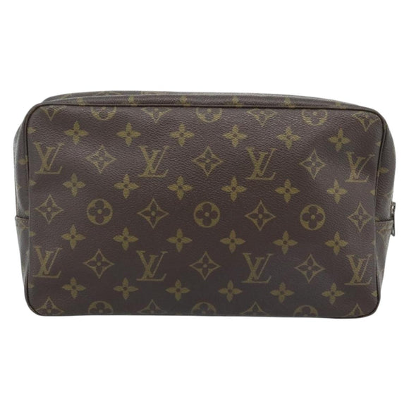 LOUIS VUITTON Monogram Trousse Toilette 28 Clutch Bag M47522 LV Auth 183881