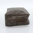 LOUIS VUITTON Monogram Trousse Toilette 28 Clutch Bag M47522 LV Auth 183881-4