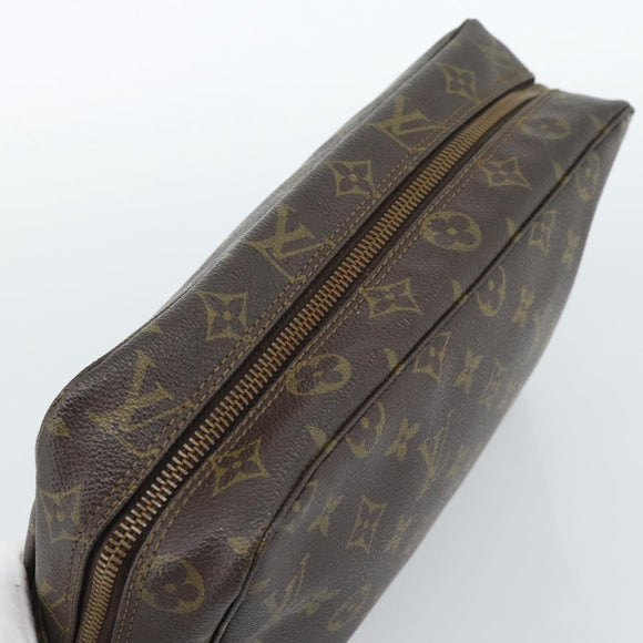 LOUIS VUITTON Monogram Trousse Toilette 28 Clutch Bag M47522 LV Auth 183881
