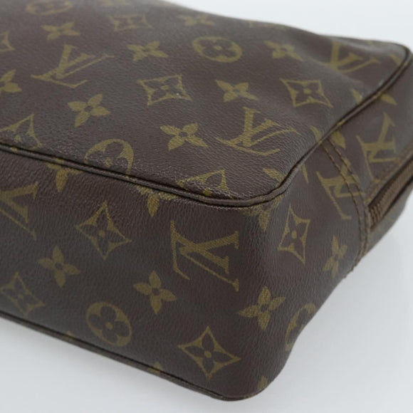 LOUIS VUITTON Monogram Trousse Toilette 28 Clutch Bag M47522 LV Auth 183881