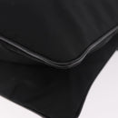 PRADA Shoulder Bag Nylon Black Gold Auth 183882A-16