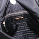 PRADA Shoulder Bag Nylon Black Gold Auth 183882A-19