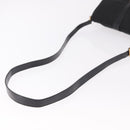 PRADA Shoulder Bag Nylon Black Gold Auth 183882A-7