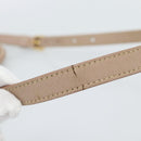 PRADA Handtas Saffiano Leer 2-weg Beige Goud Auth 183886A-8