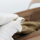 PRADA Handtas Saffiano Leer 2-weg Beige Goud Auth 183886A-11