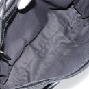BVLGARI Chandra Shoulder Bag Leather Black Gold Auth 183888A-17
