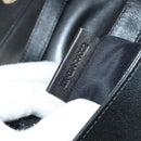 BVLGARI Chandra Shoulder Bag Leather Black Gold Auth 183888A-22