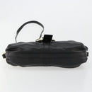 BVLGARI Chandra Shoulder Bag Leather Black Gold Auth 183888A-9