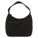 PRADA PRADA Sports Hand Pouch Wool Khaki Silver Auth 183889A-13