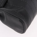 Salvatore Ferragamo Handtas Leer Zwart Authentiek 183891A-9