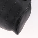 Salvatore Ferragamo Handtas Leer Zwart Authentiek 183891A-16
