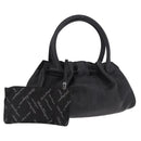 Salvatore Ferragamo Handtas Leer Zwart Authentiek 183891A-1