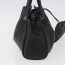 Salvatore Ferragamo Handtas Leer Zwart Authentiek 183891A-4