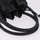 Salvatore Ferragamo Handtas Leer Zwart Authentiek 183891A-7