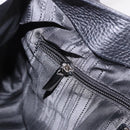 Salvatore Ferragamo Gancini Shoulder Bag Leather Black Silver Auth 183892A-20