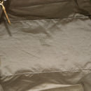 Miu Miu Tote Bag Leather 2way Green Gold Auth 183894M-10