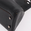 CARTIER Marcello Must Line Hand Bag Leather Black Auth 183950V-15