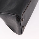 CARTIER Marcello Must Line Hand Bag Leather Black Auth 183950V-16