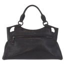 CARTIER Marcello Must Line Hand Bag Leather Black Auth 183950V-2