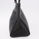 CARTIER Marcello Must Line Hand Bag Leather Black Auth 183950V-4