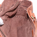CELINE Boogie bag Hand Bag Leather Brown Auth 183952A-20