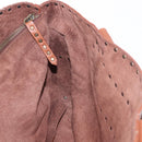 CELINE Boogie bag Hand Bag Leather Brown Auth 183952A-23